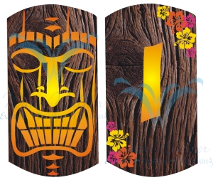 Tiki man wood banner PREVIEW